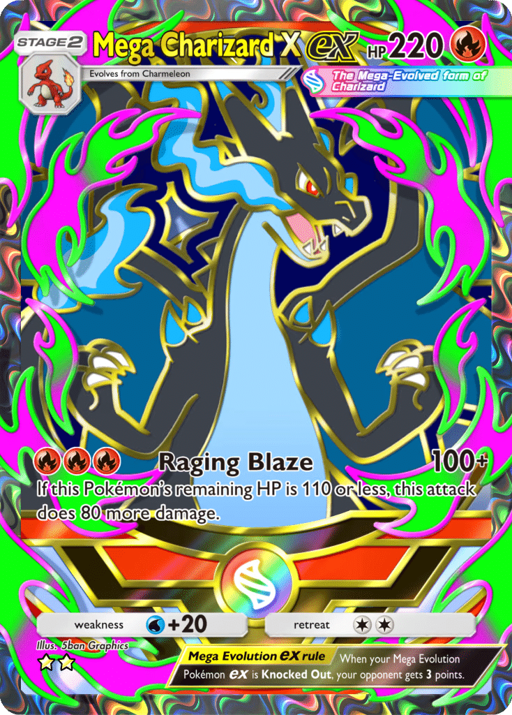 Mega Charizard X (Deluxe Pack Mega)
