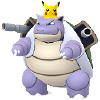 Blastoise (viseira de Pikachu)