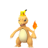 Charmeleon (viseira de Pikachu)
