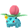 Ivysaur (viseira de Pikachu)