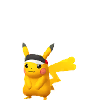 Pikachu (viseira de maratona) (fêmea)