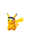 Pikachu (viseira de maratona) (macho)