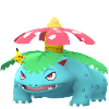 Venusaur (viseira de Pikachu) (fêmea)