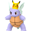 Wartortle (viseira de Pikachu)