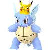 Wartortle (viseira de Pikachu)